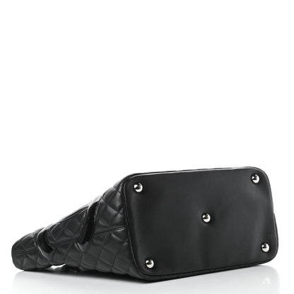 Chanel Calfskin Quilted Large Cambon Tote Black 4 of 11