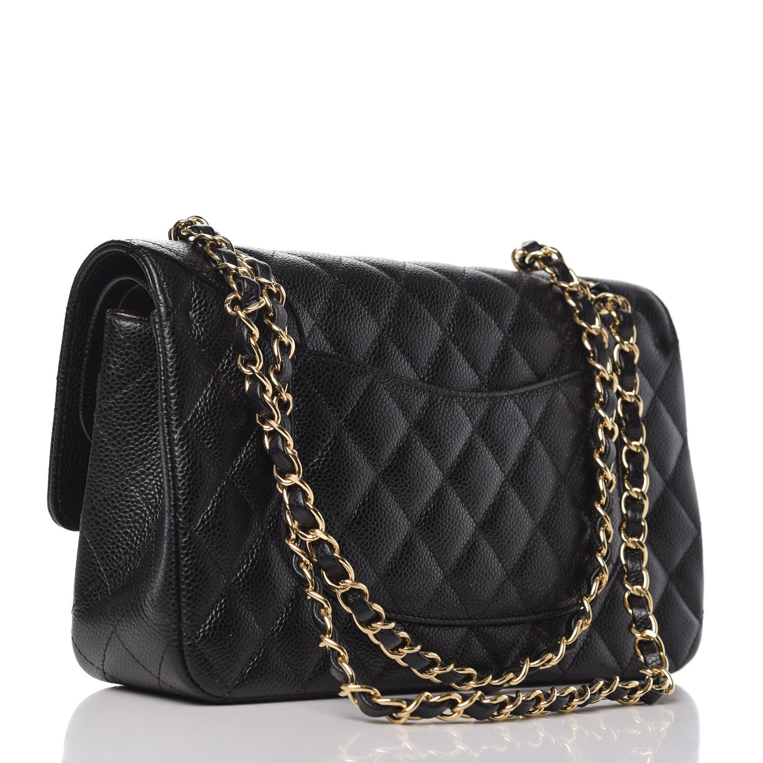 Chanel Caviar Quilted Medium Double Flap Black 3 of 11