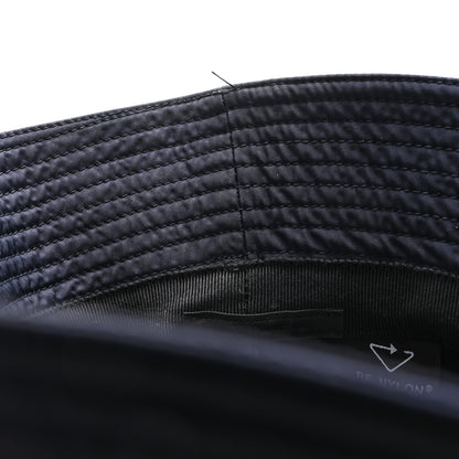 Prada Re-Nylon Metal Triangle Logo Womens Bucket Hat XL Black 9 of 9
