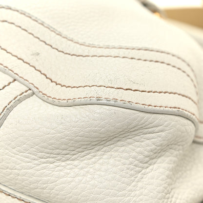 Prada Cervo Antik Shopping Satchel White 13 of 23