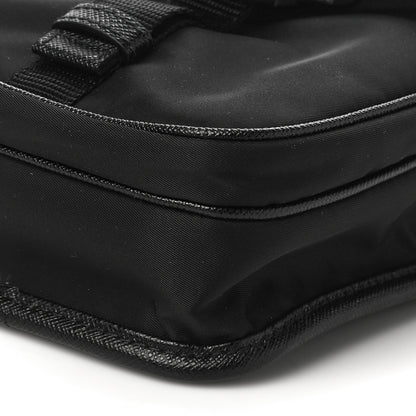 Prada Re-Nylon Saffiano Mini Pocket Single Snap Buckle Messenger Bag Black 11 of 11