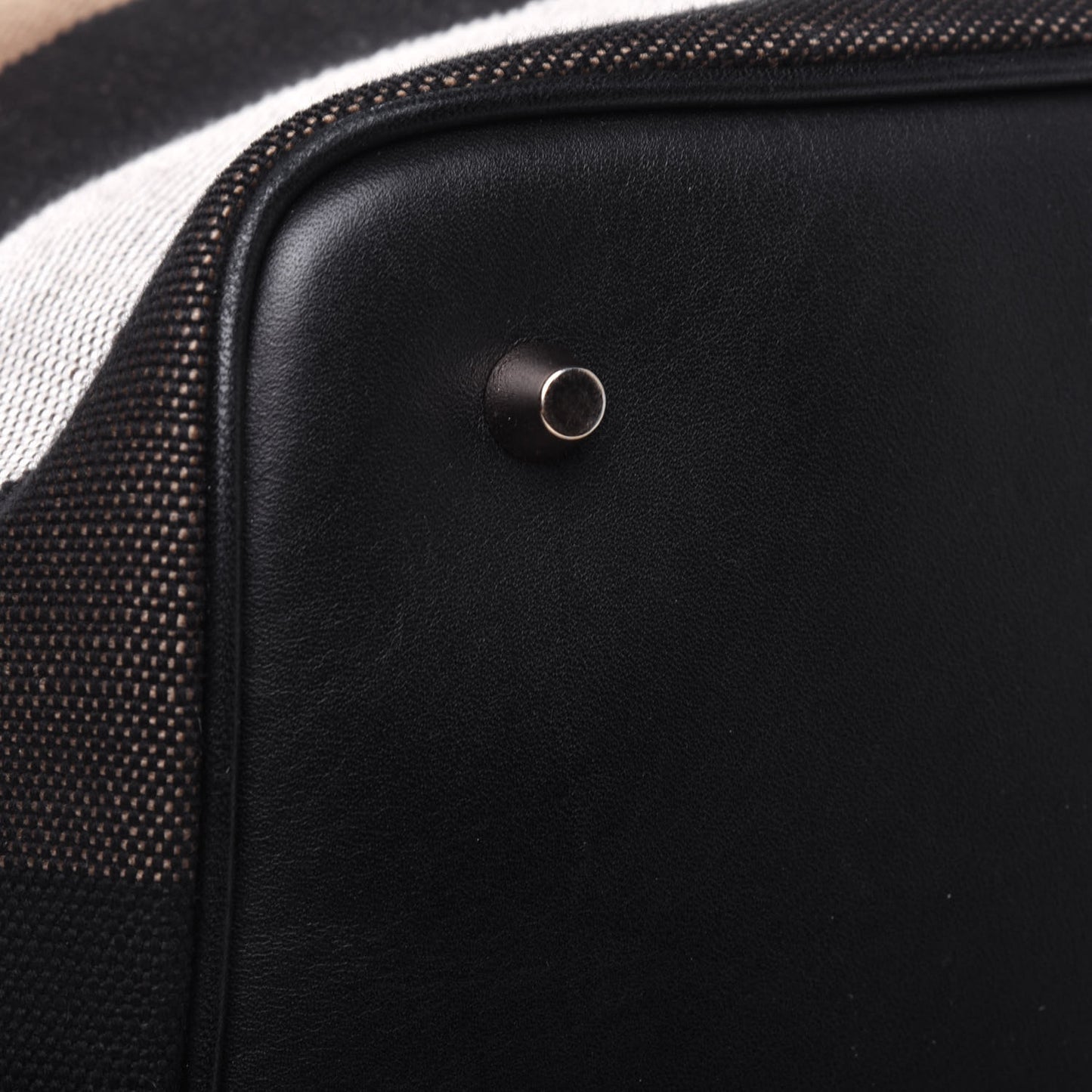 Canvas Mega Check Medium Ashby Hobo Black