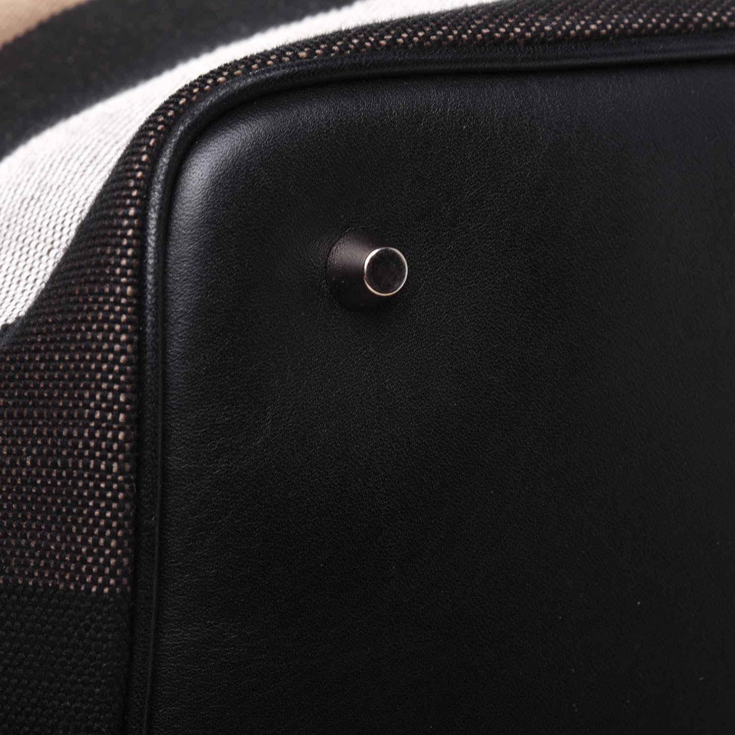 Burberry Canvas Mega Check Medium Ashby Hobo Black 16 of 22
