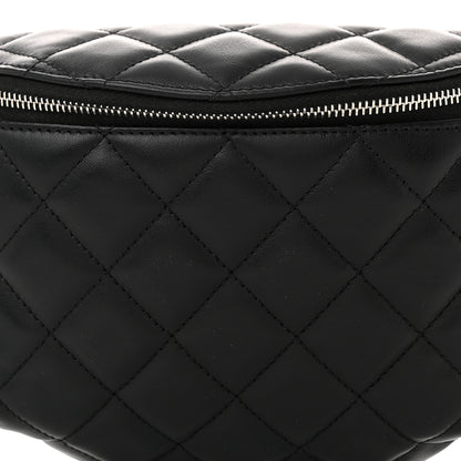 Chanel Calfskin Quilted Waist Belt Bag Black 8 of 11