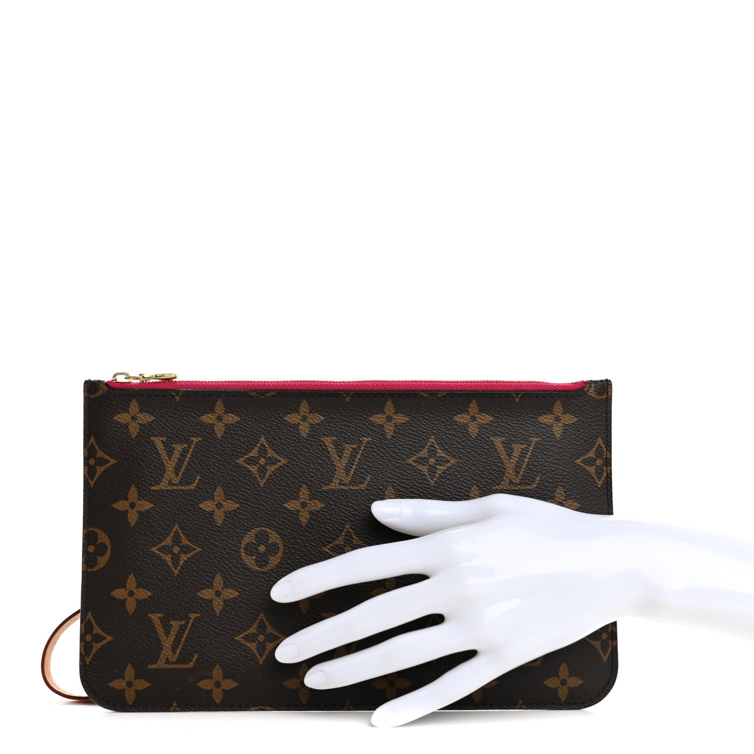 Louis Vuitton Monogram Neverfull MM GM Pochette Pivoine 2 of 16