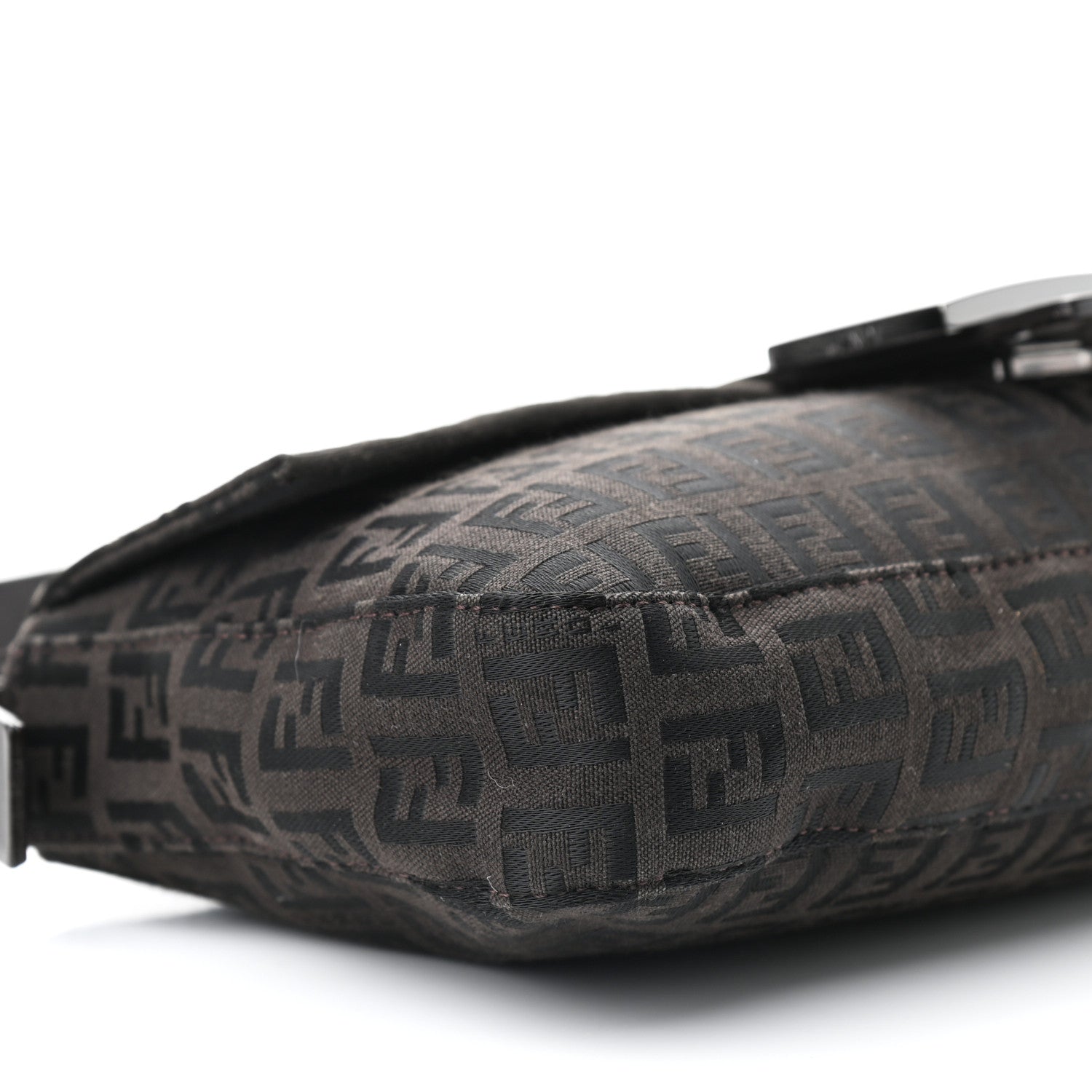 Fendi Zucchino Baguette Black 6 of 7