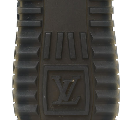 Louis Vuitton Suede Monogram Run Away Sneakers 39 Black 6 of 8