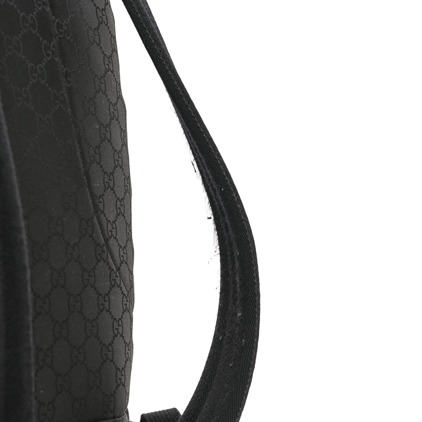 Nylon Monogram Slim Backpack Black
