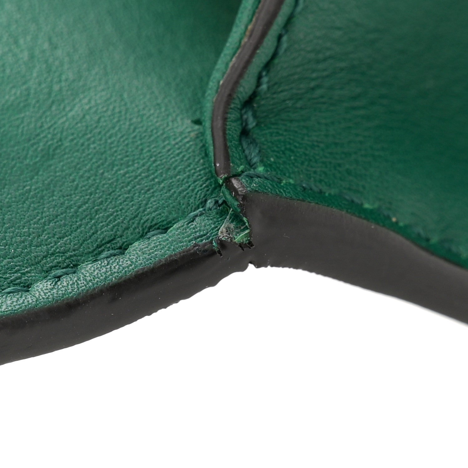 Gucci Calfskin Studded Small Padlock Shoulder Bag Emerald 11 of 13