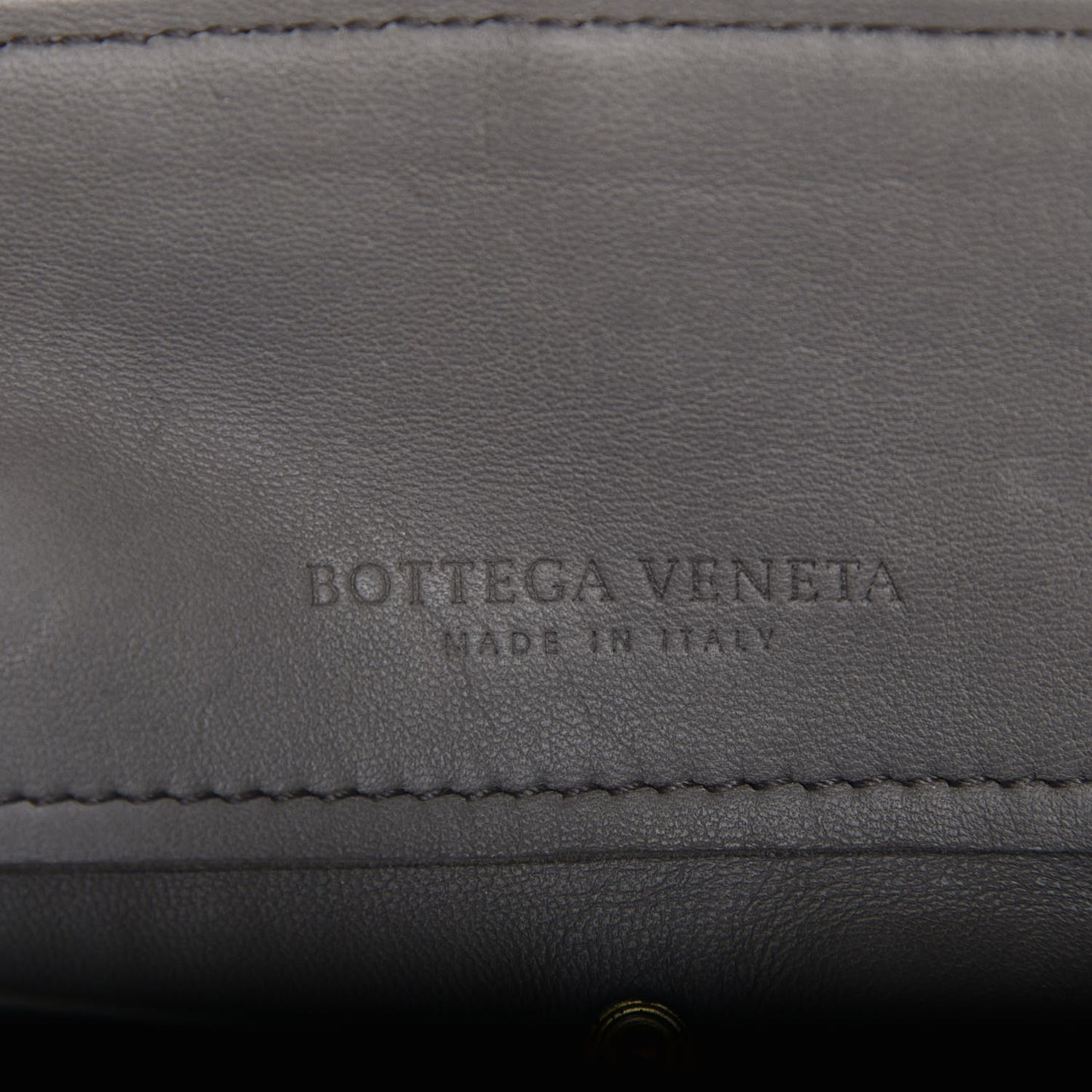 Intrecciato Light Calf Shopper Tote Khaki Brown