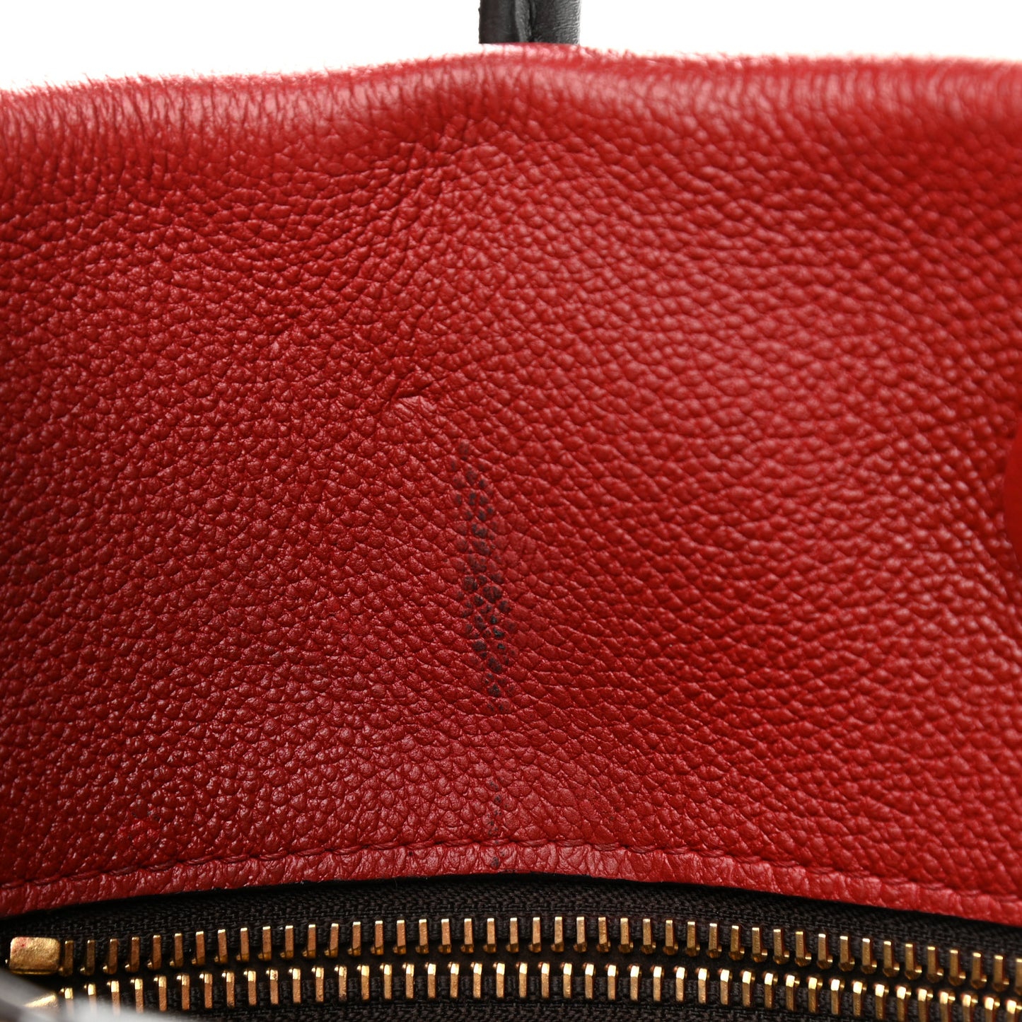 Monogram Cuir Orfevre Tote W PM Cherry