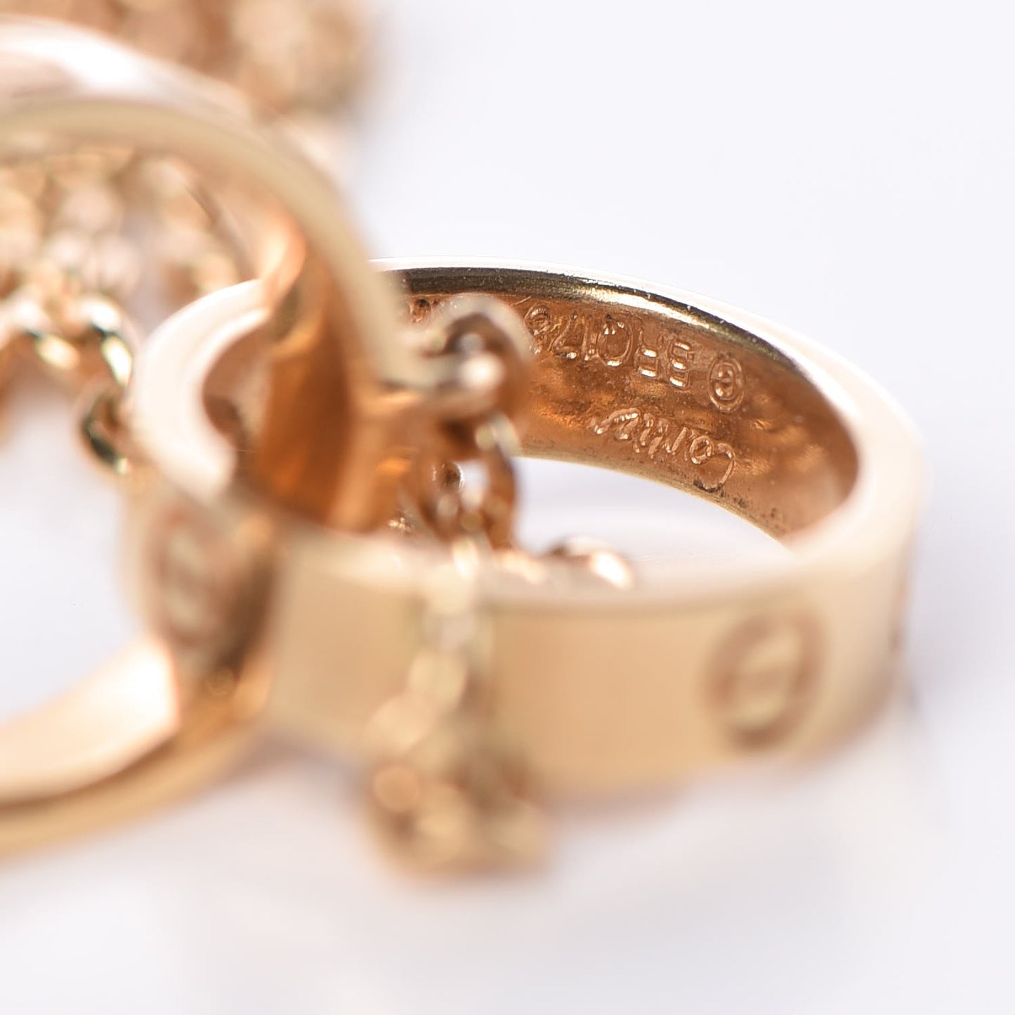 18K Yellow Gold Interlocking LOVE Necklace