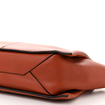 Celine Calfskin Medium Tri-Fold Bag Brick 10 of 13