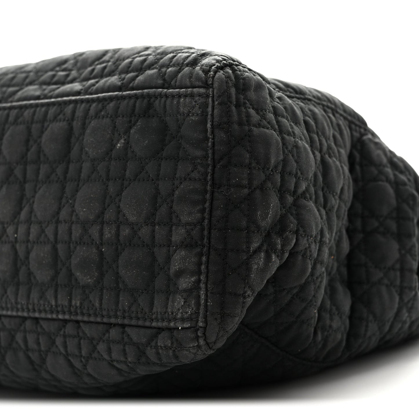 Nylon Cannage Large Lady Dior Black