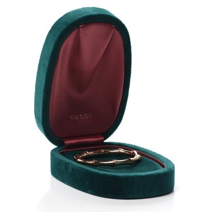 Gucci 18K Rose Gold Medium Bamboo Spring Bracelet 17 5 of 5