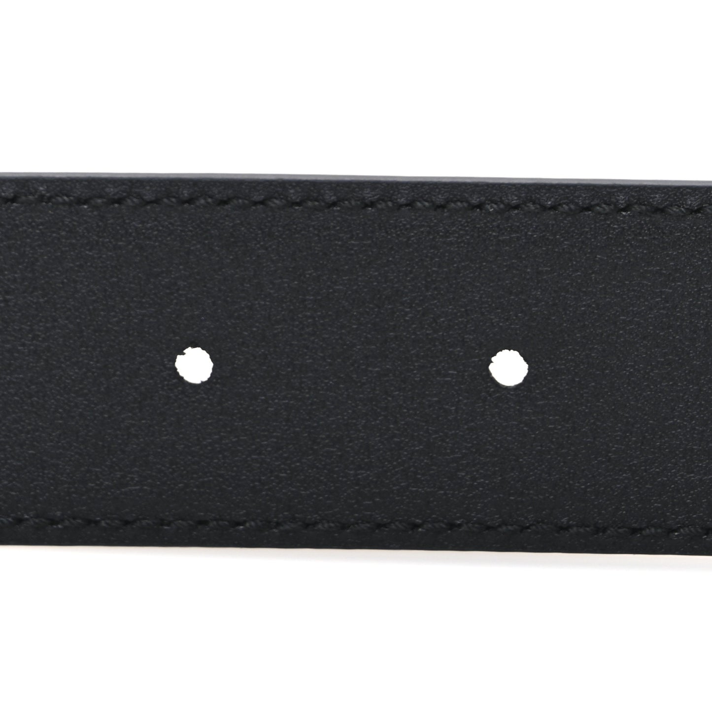 Plutone Calfskin Crystal Double G 30mm Belt 75 30 Black