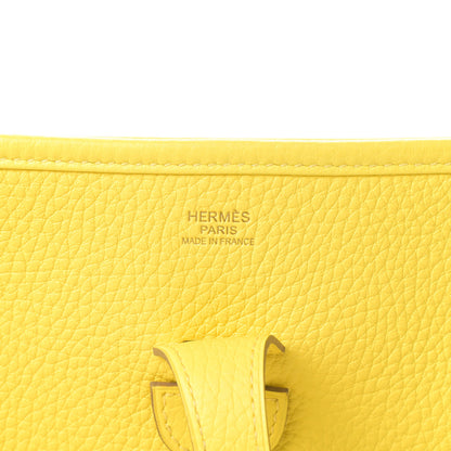 Hermes Taurillon Clemence Evelyne III PM Lime 9 of 10