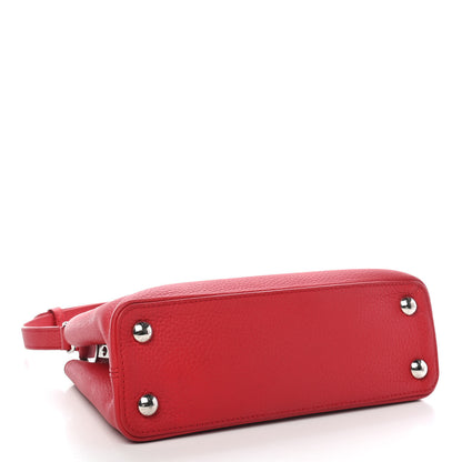 Louis Vuitton Taurillon Capucines BB Rubis 4 of 9