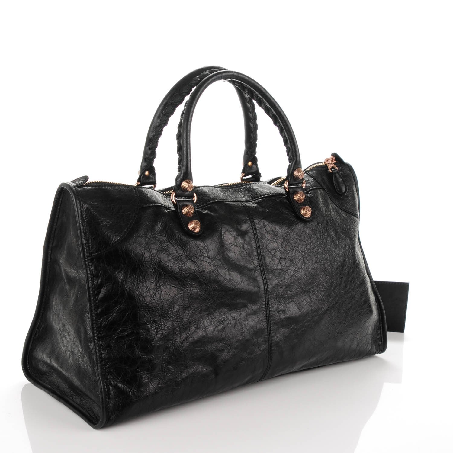 Balenciaga Agneau Giant 12 Rose Gold Hardware Work Black 3 of 9
