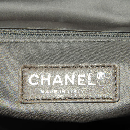Chanel Glazed Calfskin Tweed Portobello Tote Black 5 of 7