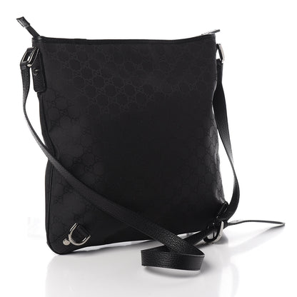 Gucci Nylon Monogram Abbey Messenger Bag Black 3 of 11