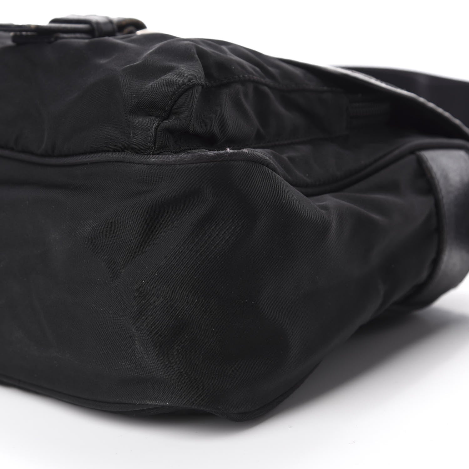 Prada Nylon Vela Sport Messenger Bag Black 7 of 12