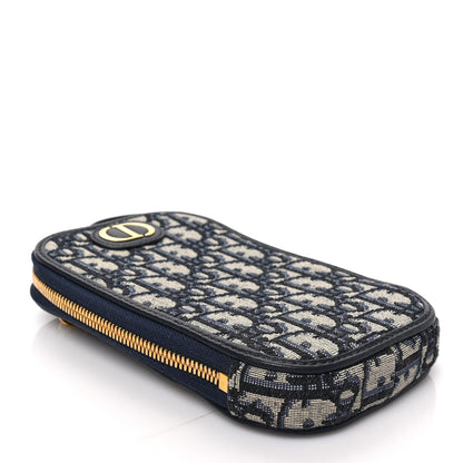Christian Dior Oblique 30 Montaigne Phone Holder Blue 3 of 7