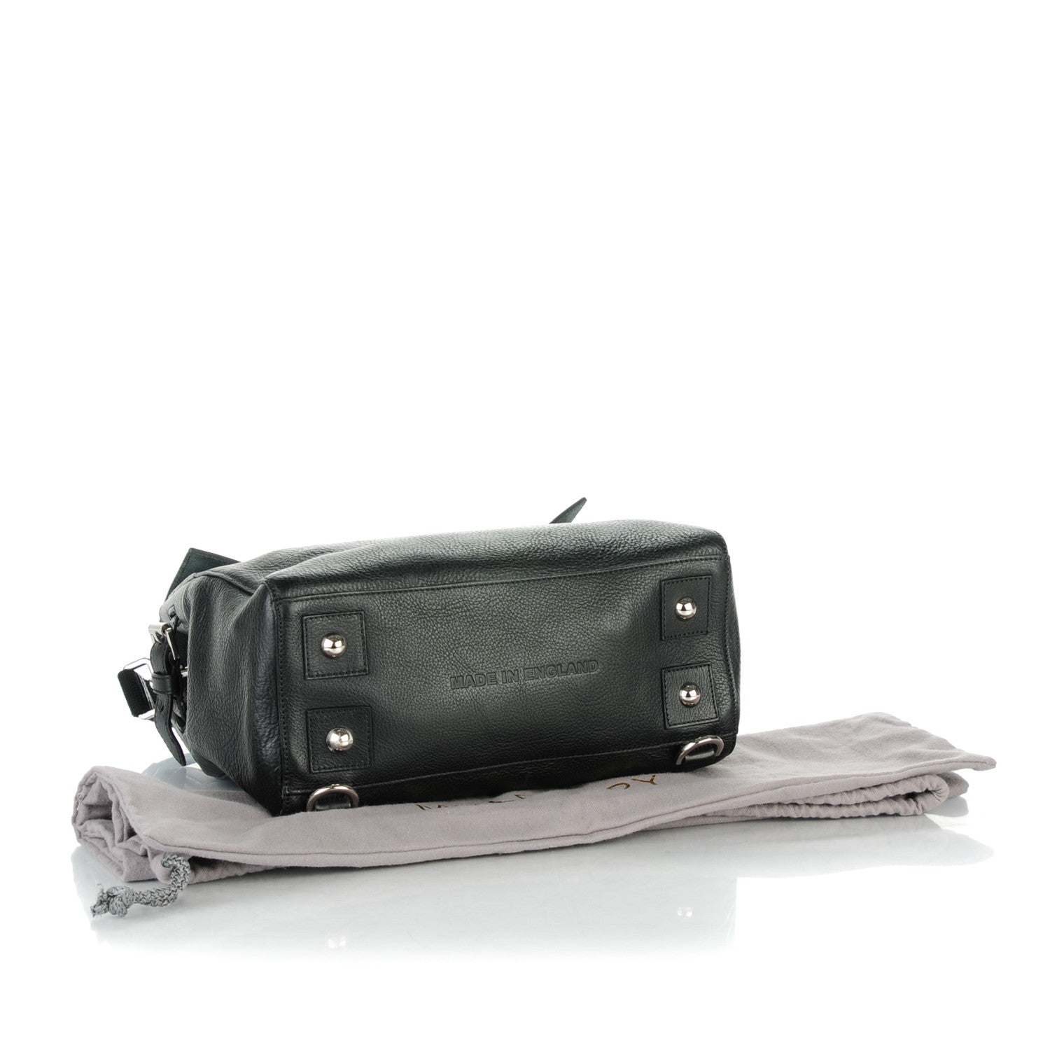 Mulberry Natural Leather Cara Delevingne Convertible Satchel Black 4 of 8