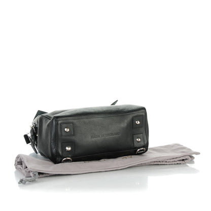 Mulberry Natural Leather Cara Delevingne Convertible Satchel Black 4 of 8