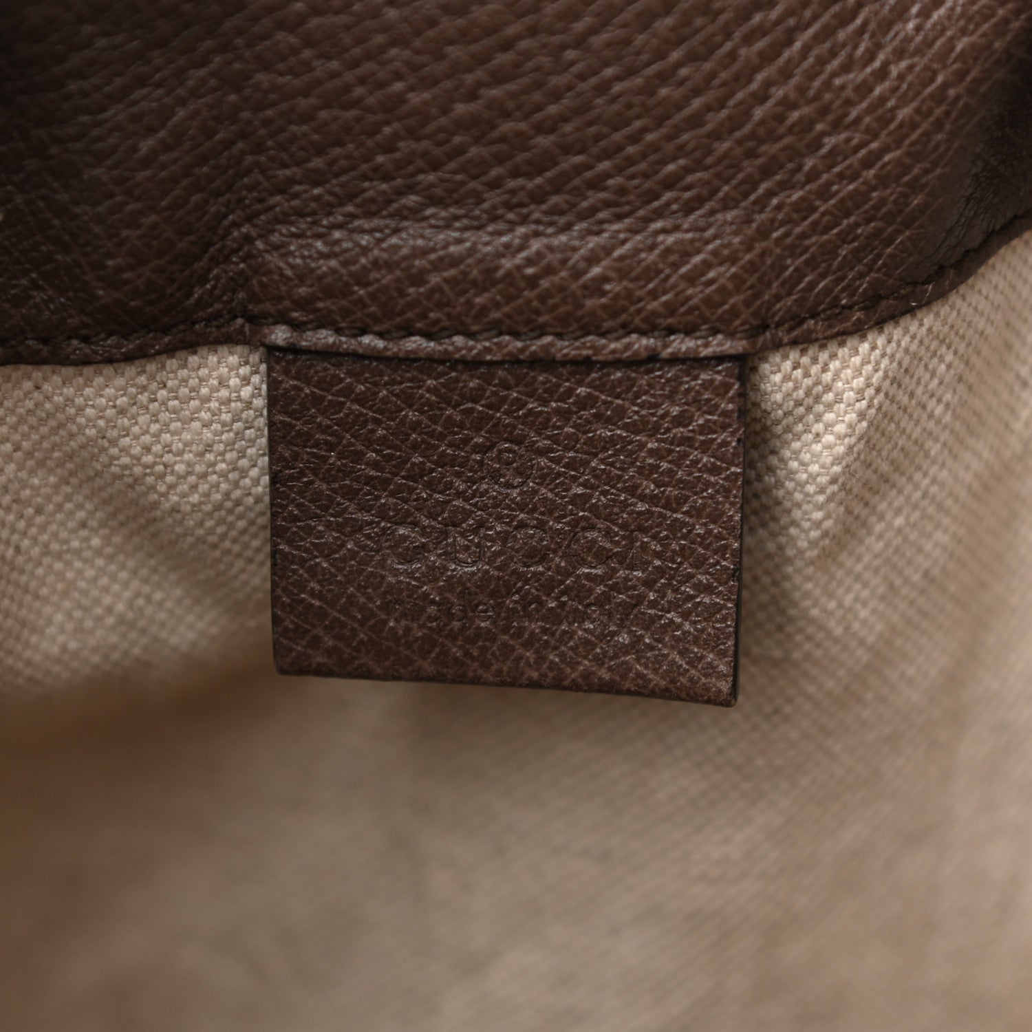 Gucci GG Supreme Monogram Web Ophidia Bucket Bag Brown 6 of 14