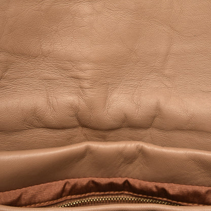 Lanvin Lambskin Quilted Medium Sugar Flap Shoulder Bag Sand 9 of 10