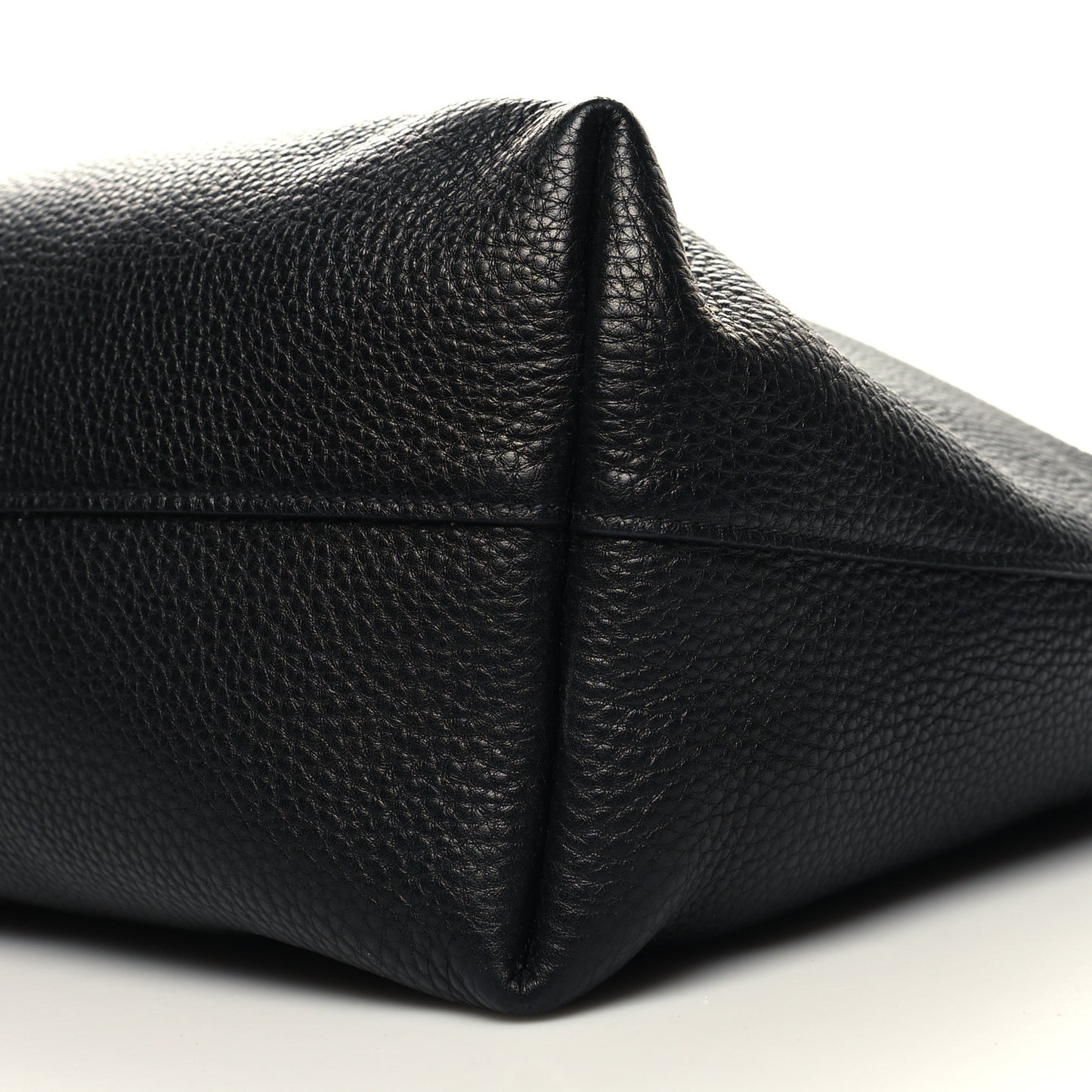 Vitello Daino Small Concept Shopper Tote Black Astrale