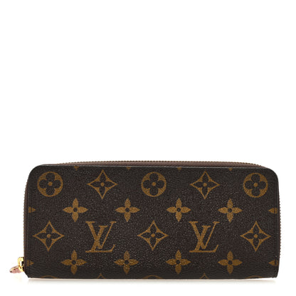 Louis Vuitton Monogram Clemence Wallet Rose Ballerine 1 of 6
