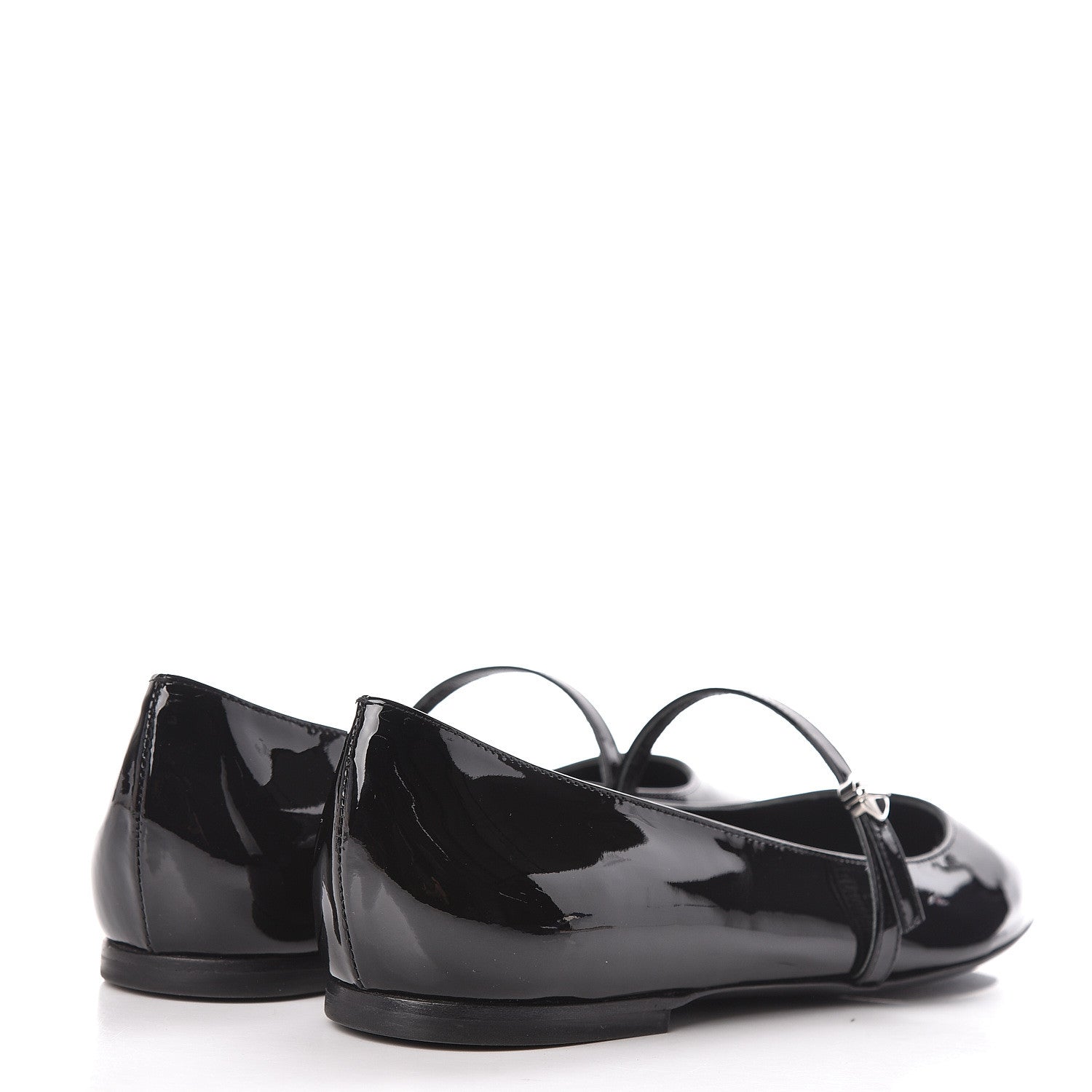 Louis Vuitton Patent Uniformes Ballerina Flat 39 Black 4 of 7