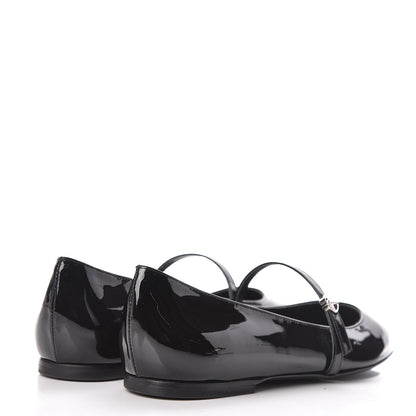 Louis Vuitton Patent Uniformes Ballerina Flat 39 Black 4 of 7