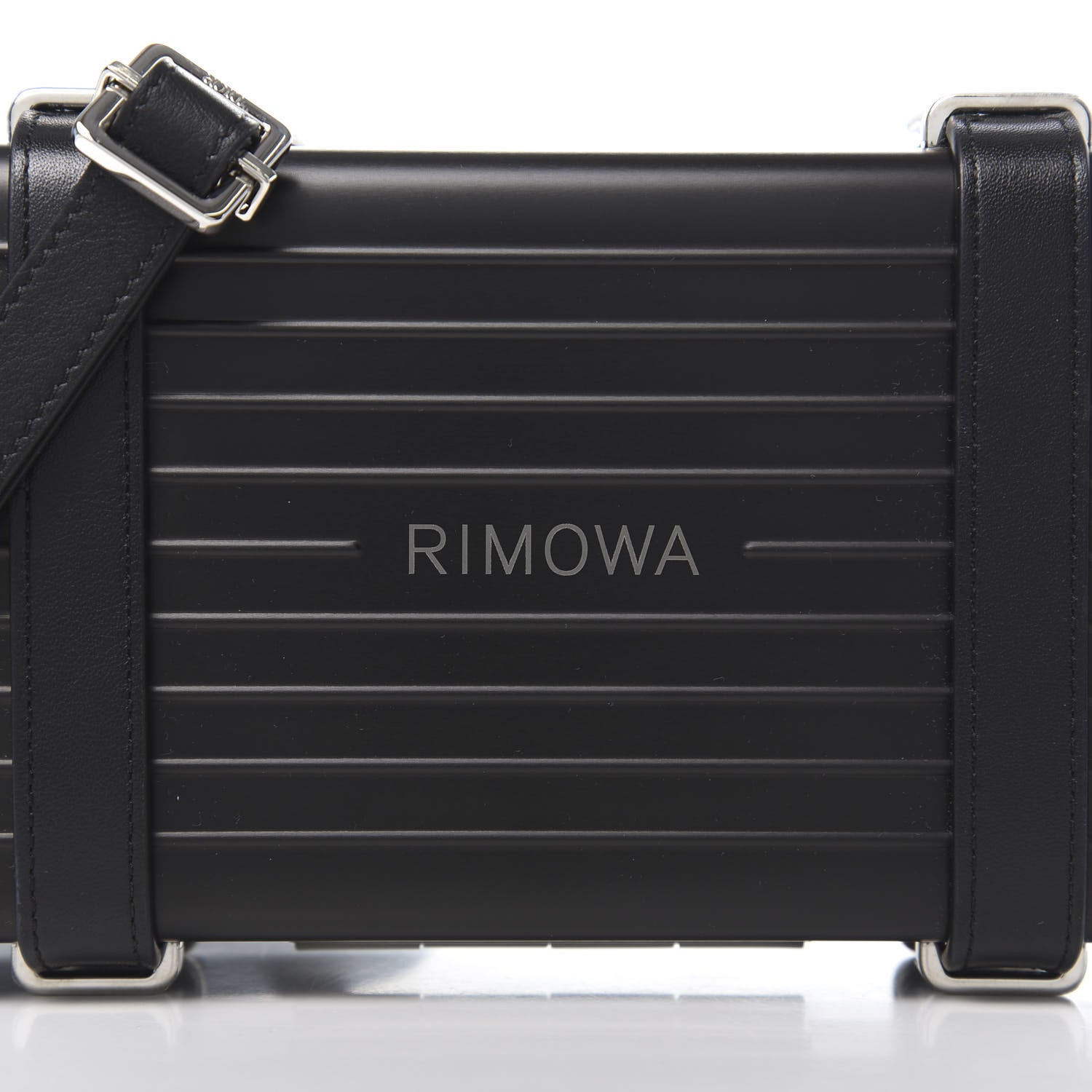 Christian Dior X RIMOWA Aluminum Personal Clutch On Strap Black 9 of 10