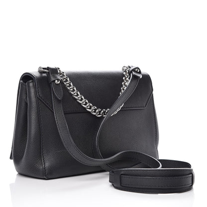 Louis Vuitton Calfskin Lockme II Chain Bag BB Black 3 of 10