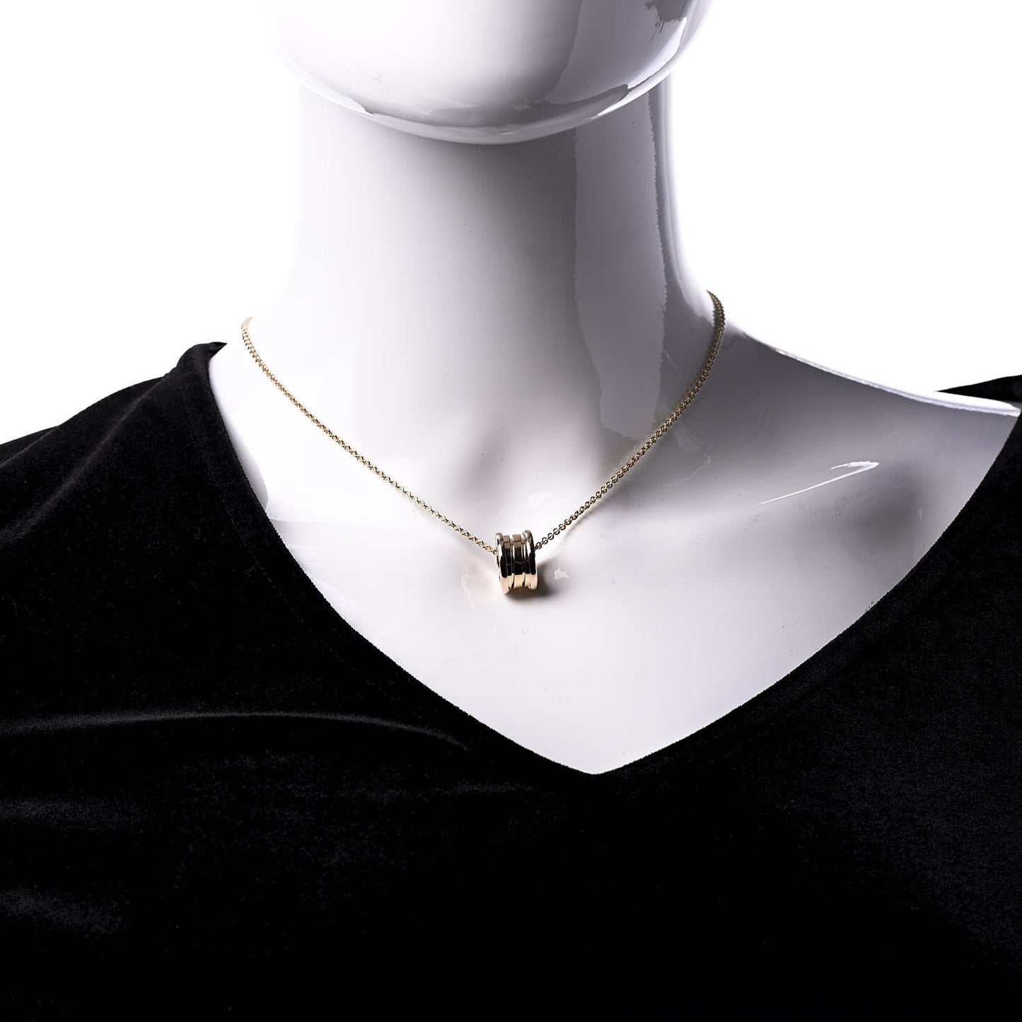 18K Rose Gold B.Zero1 Pendant Necklace