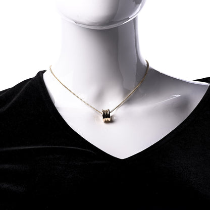 Bulgari 18K Rose Gold B.Zero1 Pendant Necklace 2 of 8