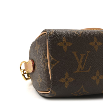 Louis Vuitton Monogram Nano Speedy Bandouliere 9 of 10