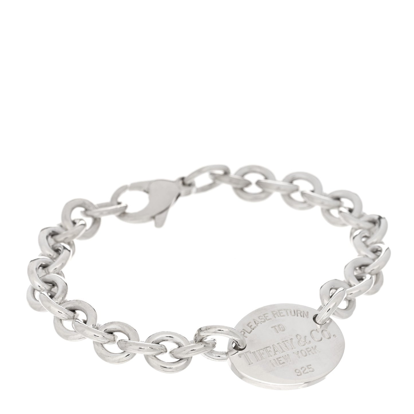 Sterling Silver Return to Tiffany Oval Tag Bracelet