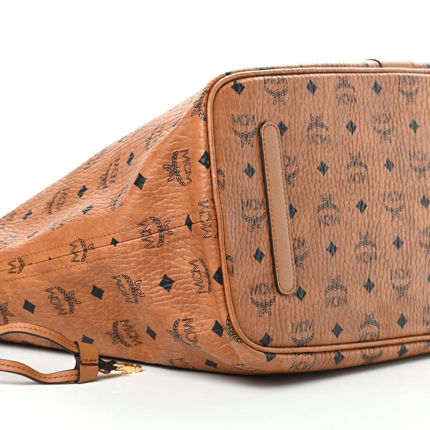 Visetos Large Liz Reversible Shopper Tote Cognac