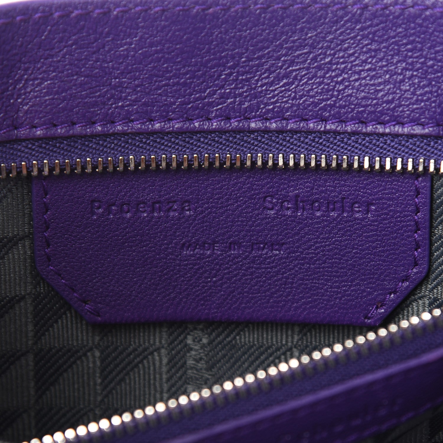 Proenza Schouler Lambskin Tiny PS1 Satchel Amethyst 6 of 9