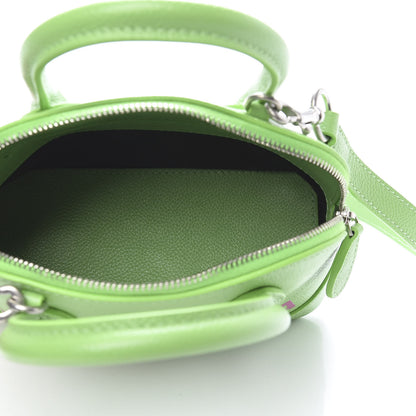 Balenciaga Grained Calfskin XXS Ville Top Handle Bag Light Green Fuchsia 5 of 8