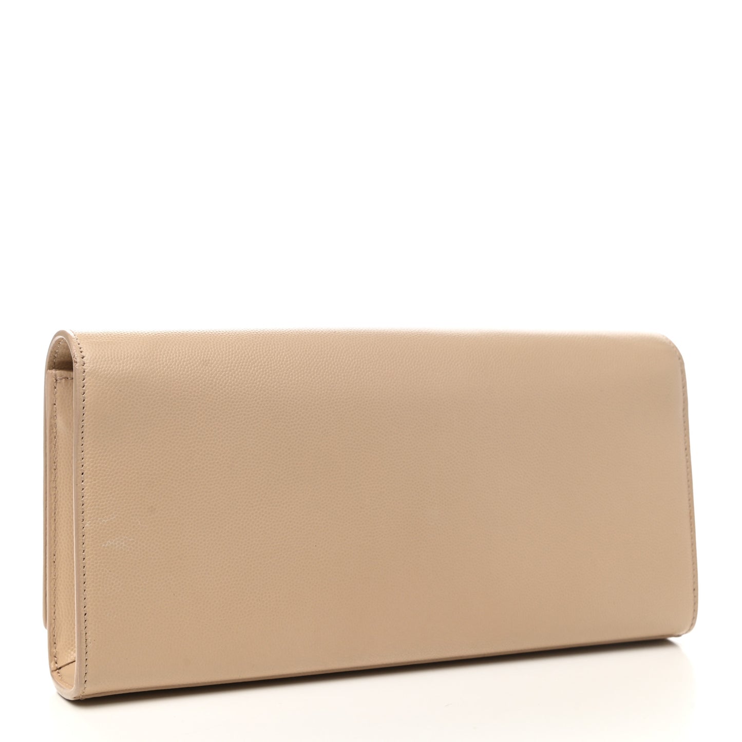 Grain De Poudre Classic Monogram Cassandre Clutch Nude Powder