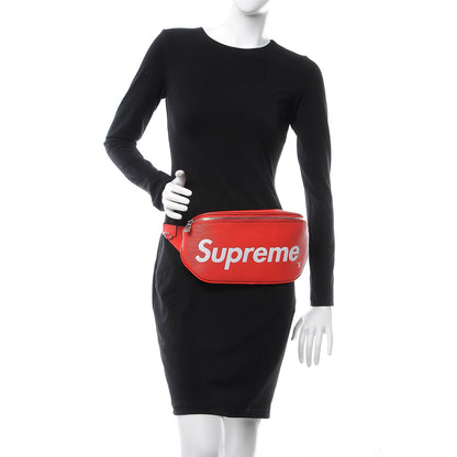 Louis Vuitton X SUPREME Epi Bumbag Red 2 of 10