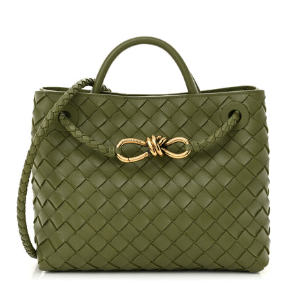 Bottega Veneta Nappa Intrecciato Small Andiamo Shoulder Bag Matcha 1 of 9