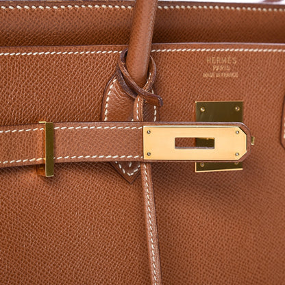 Hermes Courchevel HAC Birkin 32 Gold 20 of 37
