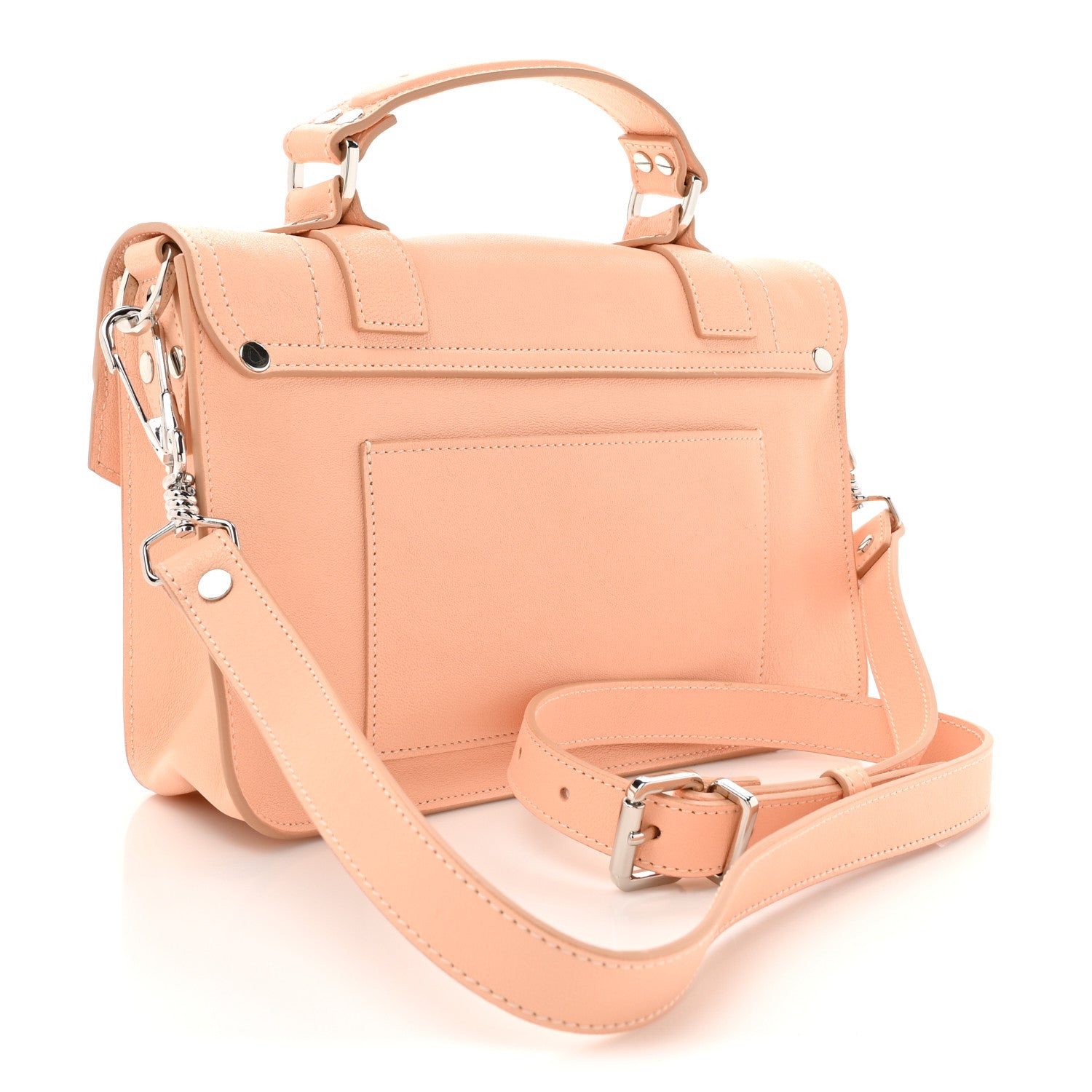 Proenza Schouler Lambskin Tiny PS1 Satchel Peach 3 of 11