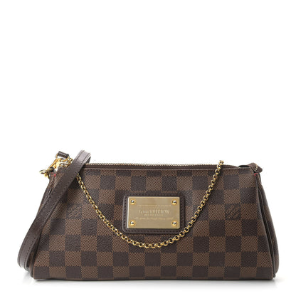 Louis Vuitton Damier Ebene Eva Clutch 1 of 10